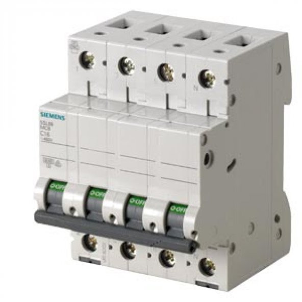 Siemens,16A,4 FAZ,N OTOMAT,  6kA, C TİPİ 5SL6616-7YA