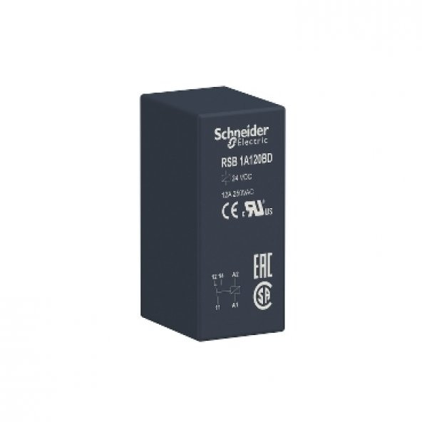 Schneıder,24 V Dc  Arabirim Röleleri (Rsb) Rsb1A120Bd