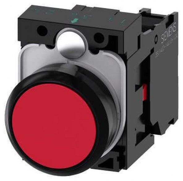 Siemens,3SB6110-0AB20-1CA0,plastik buton 1NC
