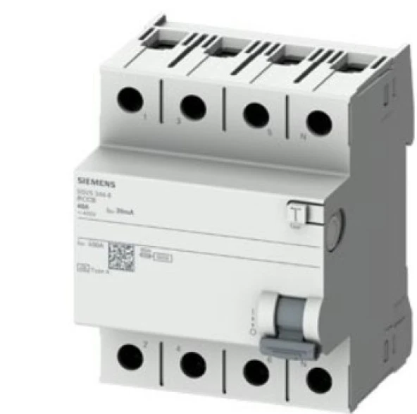 Siemens,A Tipi Kaçak Akım Koruma Rölesi 40A; 400V;300MA,5SV5644-6