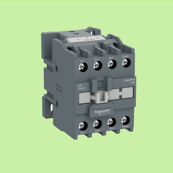 Schneider Lc1E3810M5, Easypact Kontaktör, 38Amper, 18.5Kw, 220V