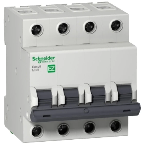 Schneıder,Easy9 4 Faz 6A 3 Ka C Tipi N Otomat  Ez9F43406