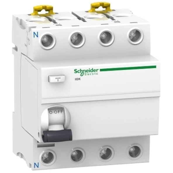 Schneıder,İıdk 4 Faz 40A 30 Ma Ac Kaçak Akım Koruma A9r50440