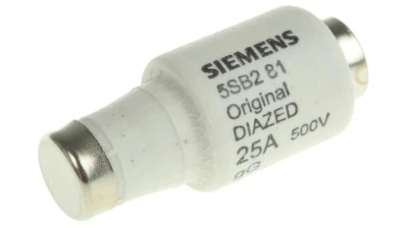 Sıemens,25A Dıazed Sigorta Buşonu 5Sb281