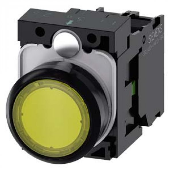 Sıemens,3Su1102-0Ab30-1Ba0 Buton Komp.Işk.Yay Dön. 24V Ac/Dc