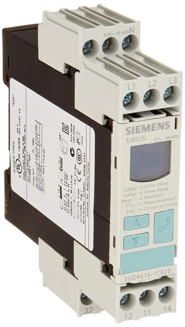 Sıemens,Dijital Nötrlü Kontrol Rölesi 2W 3Ug4616-1Cr20