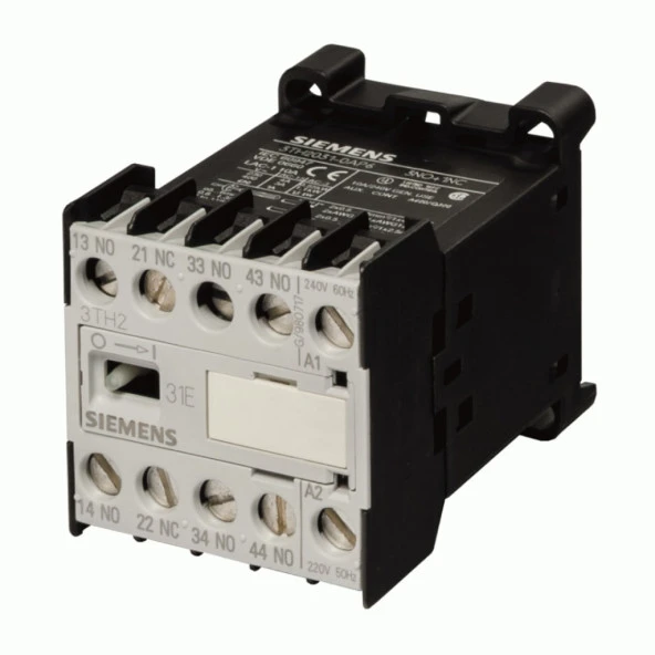 Sıemens,16A Yardımcı Kontaktör 230Vac 3No+1Nc 3Th4031-0Ap0
