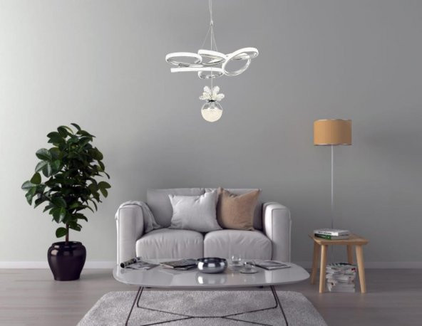 Eray Aydınlatma 9278-40 Led Krom Avize - 2