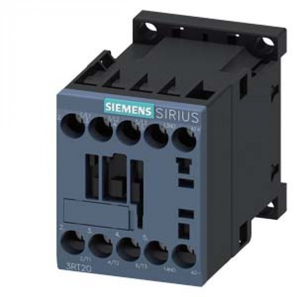 Sıemens,3Rt2016-1Bb41 Sırıus Kontaktör, Dc 24V Bobinli, 4 Kw, 1No