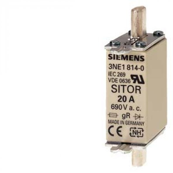 Sıemens,3Ne1818-0 Sıtor Sigorta, 63A, Boy:000, 690V Ac