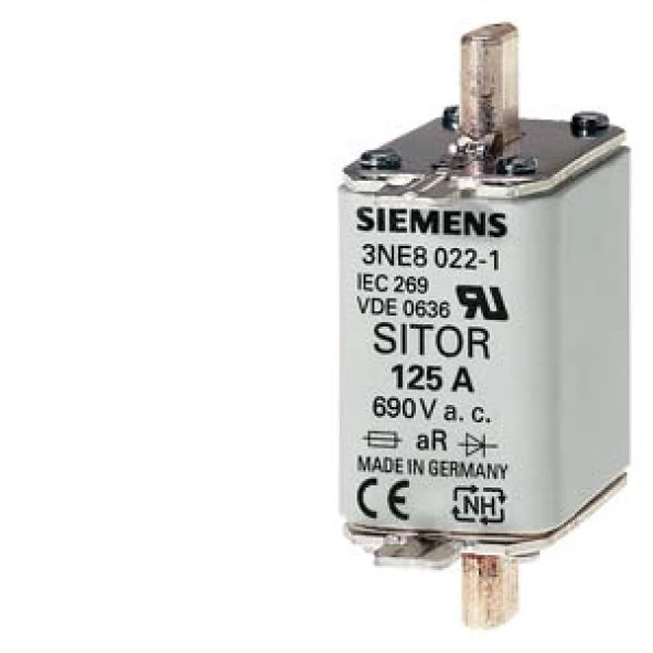 Sıemens,3Ne1021-0 Sıtor Sigorta, 100A, Boy:00, 690V Ac