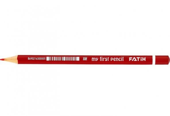 Fatih İlk Kalemim Jumbo Üçgen Kırmızı Başlangıç Kalemi
