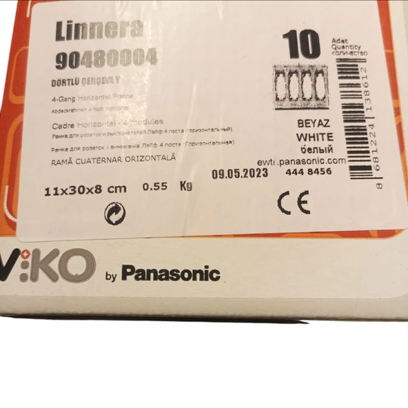 Viko Linnera Beyaz Dörtlü Çerçeve - 90480004 - 3