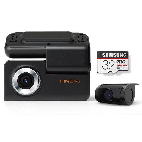 FineVu GX30 FullHD 2 Kameralı Wi-Fi+GPS+ADAS Plus Entegre ARAÇ KAMERASI