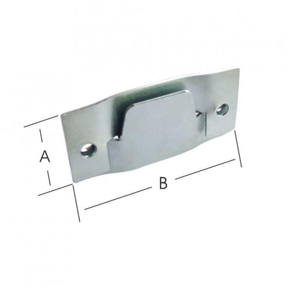 Ermo No:2 Gizli Askı Takım Küçük 25x43 mm