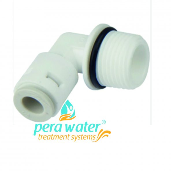 Pera Water Su Arıtma Cihazı 1/4 Ölçü Basınç Pompa Dirseği 10 Adet