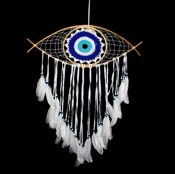 KENPAZAR Göz Modelli Düş Kapanı Dreamcatcher Dekoratif Hediyelik