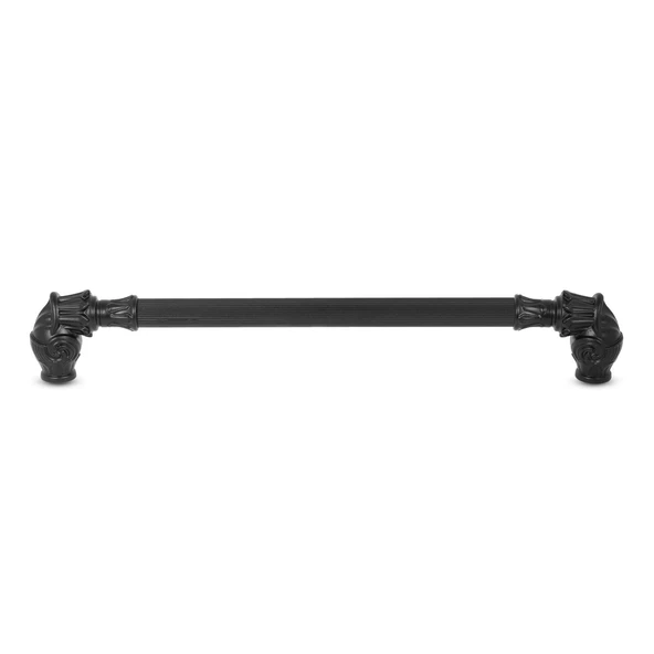Alyans Çekmece Dolap Dolabı Kulpu Kulbu (192 MM-192.2 CM) Siyah Rustik Metal Kulpları Mobilya Mutfak - 4