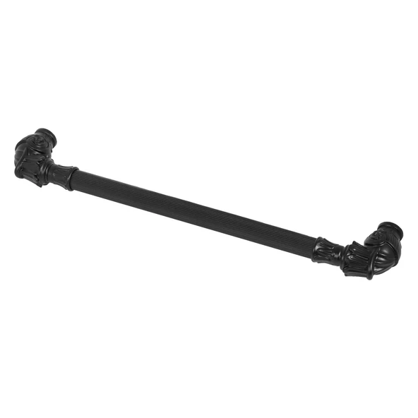 Alyans Çekmece Dolap Dolabı Kulpu Kulbu 192 Mm Siyah Rustik Metal Kulpları (4 ADET) Mobilya Mutfak - Resim 3