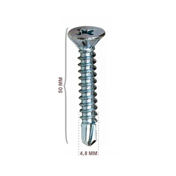 DOLPHİN YHB MATKAP UÇLU VİDA 4,8*50MM