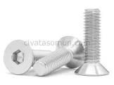 M8x50 7991 PASLANMAZ HB İMBUS