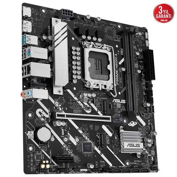 ASUS PRIME H810M-A-CSM DDR5 HDMI-DP PCIE 4.0 1851P MATX KURUMSAL ANAKART - Resim 3