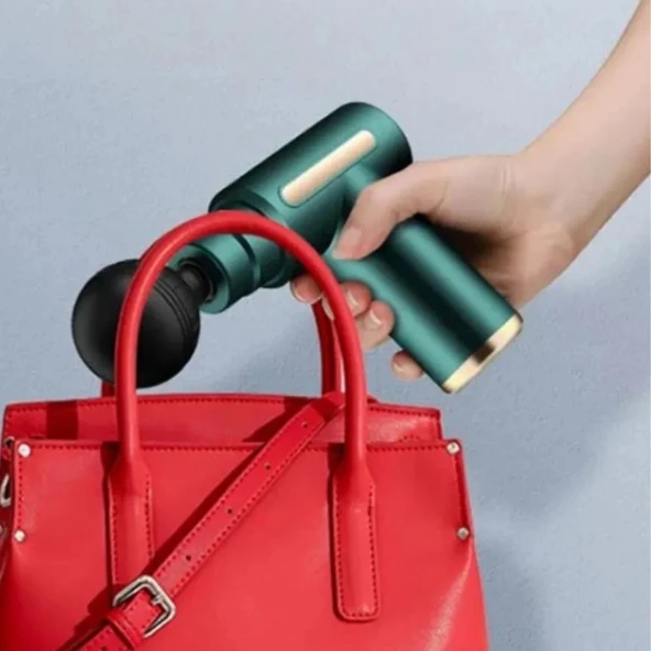 4 Masaj Başlıklı Titreşim, Şarj Edilebilir Küçük Masaj Aleti,masaj Tabancası - 4