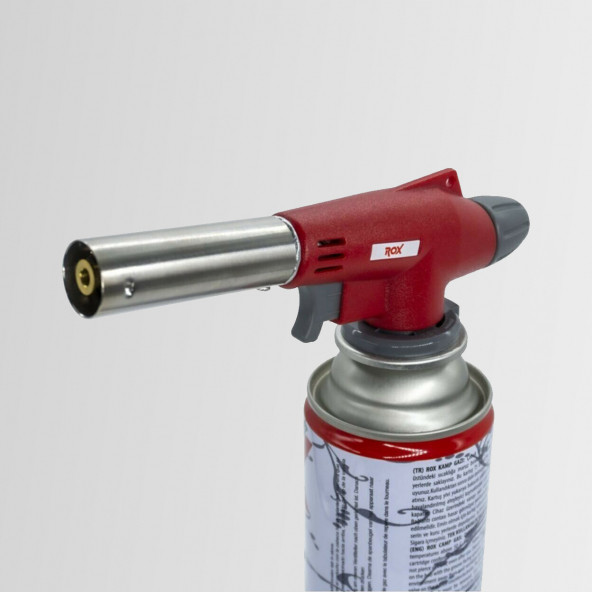 Rox Camping T01 Torch Çok Amaçlı Düz Kamp Pürmüz Başlığı Çakmaklı (Eco) - 3