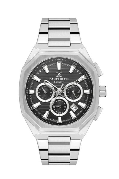 %100 ORJİNAL, FATURALI, 2 YIL GARANTİLİ, Metal Erkek SİYAH KOL SAATİ ürün görseli 1