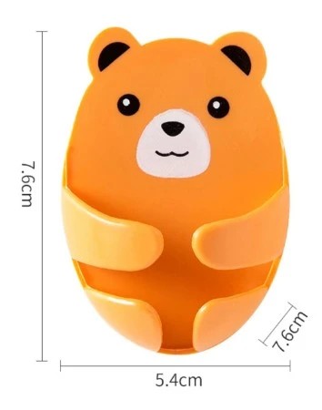 KENPAZAR Ayıcık Desenli Çok Amaçlı 4 lü Fiş Tutucu - 2