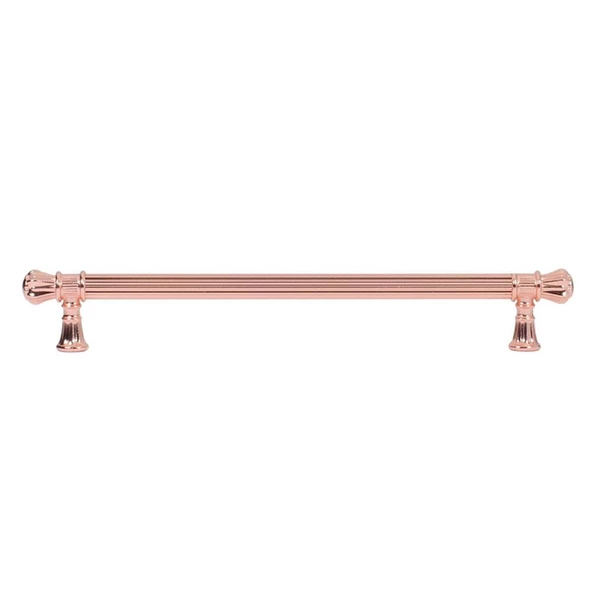 Akbatı Çizgili Çekmece Dolap Kapak Kulpu Kulbu 224 mm Rustik Metal Kulp - 3