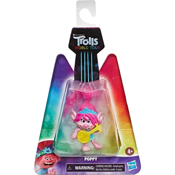 Hasbro Trolls World Tour Figür - Poppy E6568 PN00044025 - 2