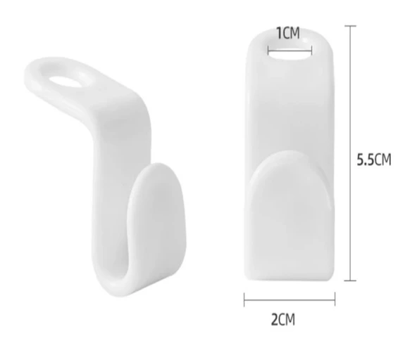 KENPAZAR Çok Amaçlı Askı Çoklayıcı Kanca 10 Adet - 4