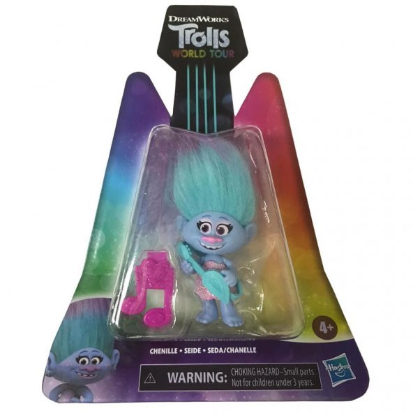 Hasbro Trolls World Tour Figür - Chenille E6568 PN00045577 - 3
