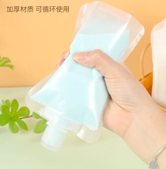 KENPAZAR 3 Adet 100ml Krem Şampuan Kabı Tekrar Kullanılabilir Set - 3