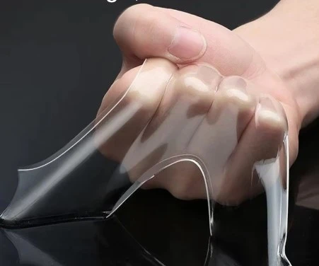 KENPAZAR 1m*3cm Çift Taraflı Şeffaf Bant 1 Metre - 4