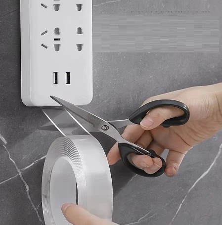 KENPAZAR 1m*3cm Çift Taraflı Şeffaf Bant 1 Metre - 2