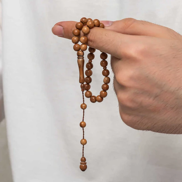 KENPAZAR Yuvarlak Kesim Açık Renk Kuka Tesbih - 2