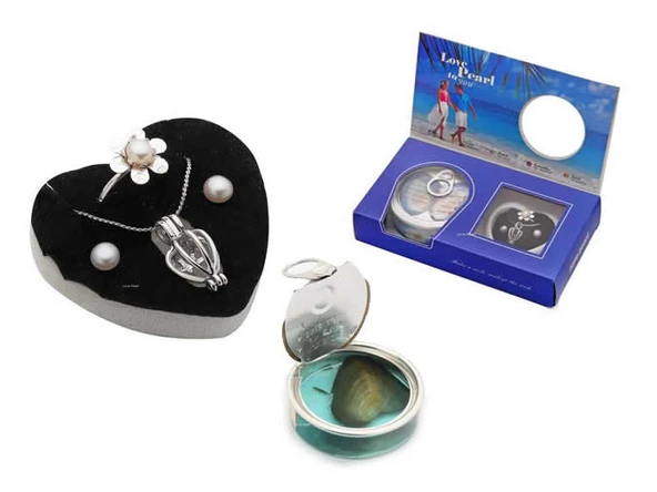 KENPAZAR İstiridye İçinde Gerçek İnci Kolye - 4