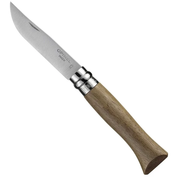 Opinel Inox No 6 Ceviz Saplı Paslanmaz Çelik Çakı