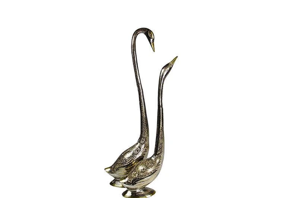 KENPAZAR Kuğu 2'li Set Biblo Dekoratif Hediyelik - 2