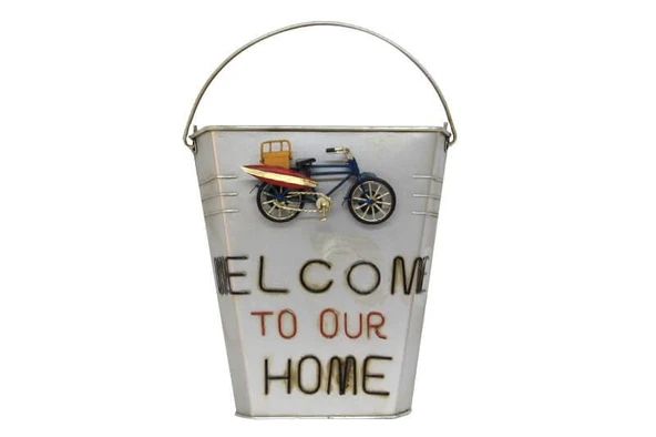 KENPAZAR Dekoratif Metal Saksı Hediyelik - Resim 3