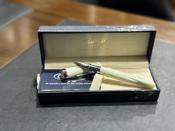 Conklin Empire Stardust White Dolma Kalem B Uç CK75404 - 4