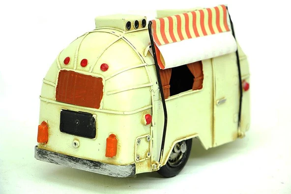 KENPAZAR Dekoratif Metal Karavan Tenteli Vintage Biblo Hediyelik - 4