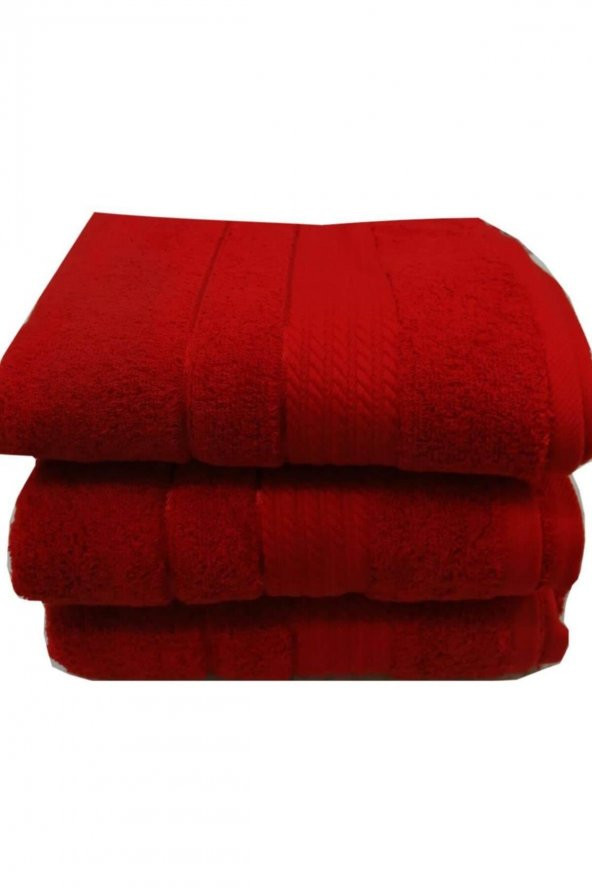 ÖZDİLEK TRENDY KIRMIZI HAVLU 50*90 - 3