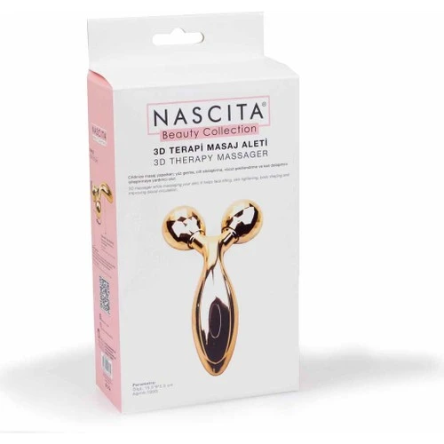 Nascita 3D Terapi Masaj Aleti Altın-Gümüş Nasbc00007