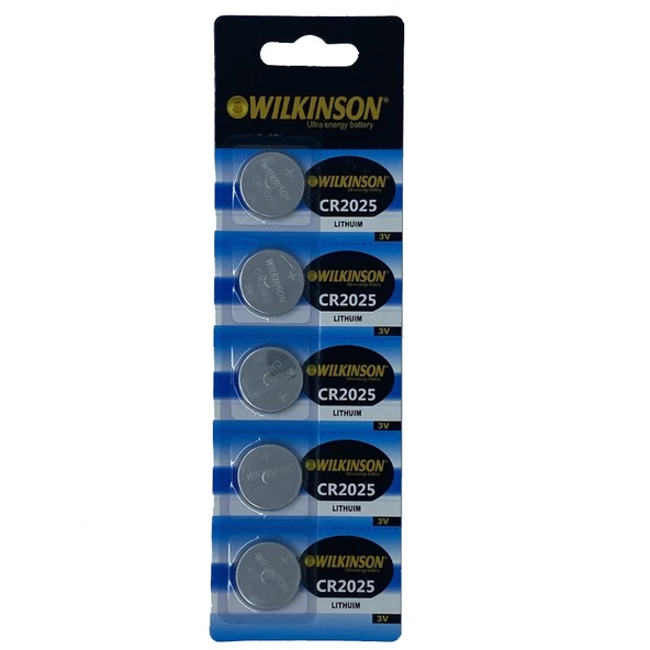 KENPAZAR WILKINSON 2025 3V Lityum Düğme Pil 5'li Paket