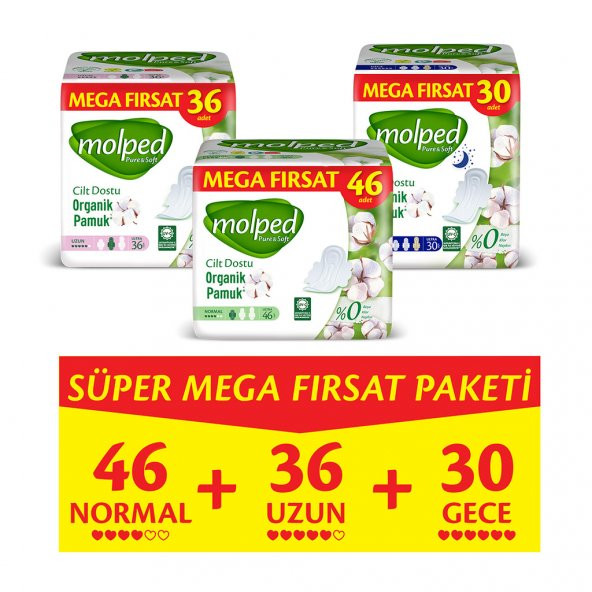 Molped Pure&Soft Mega Karma Paket 112 Adet