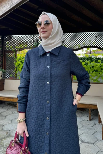 Kapitone Kap Lacivert - 7