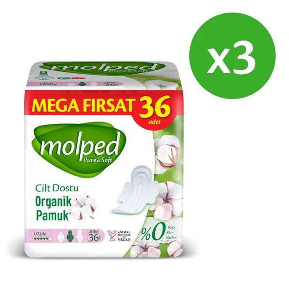 Molped Pure&Soft Uzun Süper Mega 108 Adet - 2